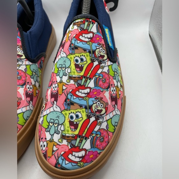 NEW! Ground UP SpongeBob SquarePants men’s loafers size 11 - Picture 5 of 10